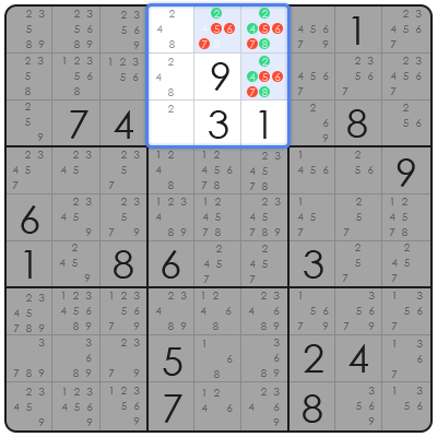 sudoku x wing explanation